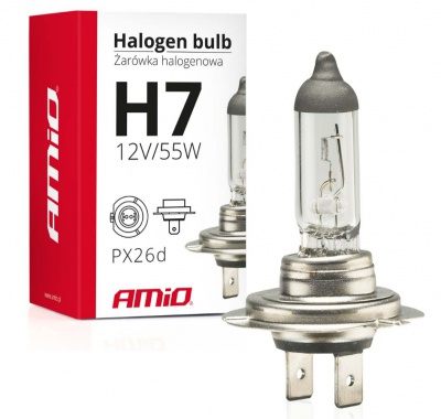 Halogen  spuldze   H7 12V 55W UV filter (E4)   01156