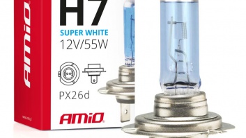 Halogen  spuldze  H7 12V 55W UV filter (E4) Super White  01157