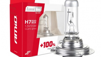 Halogen  spuldzes  H7 12V 55W LumiTec SILVER +100% DUO  01403