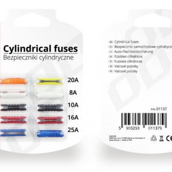 Auto  cilindriskie  drošinātāji  01137