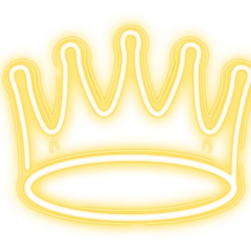Neona  dekors  PLEXI  LED  CROWN  silti  balts  NNE12  Neolia