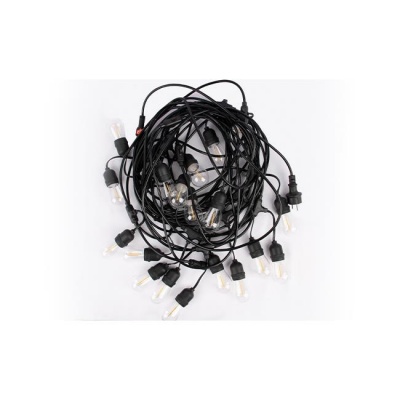 LED  virtene , 230V , 10m , 20x E27 , 2700K