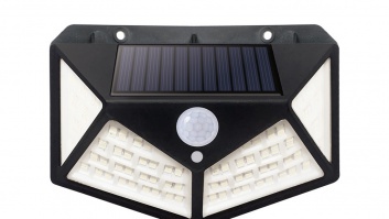 SUNARI  saules  panelis  LED  FLS-65 100*SMD PIR  6W  480lm  6000K  1200mAh  Li-Ion