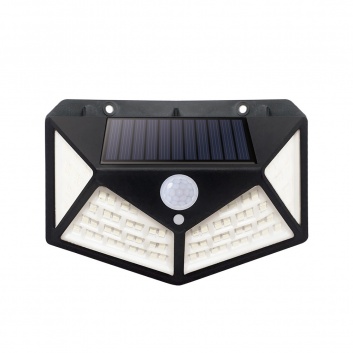SUNARI  saules  panelis  LED  FLS-65 100*SMD PIR  6W  480lm  6000K  1200mAh  Li-Ion