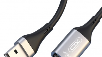 XO  USB  pagarinātājs  NB219  USB 2.0  melns  2m