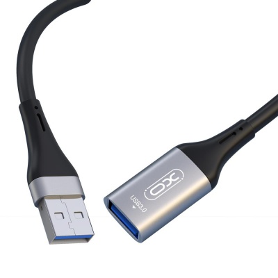 XO  USB  pagarinātājs  NB220  USB  3.0  melns  2m