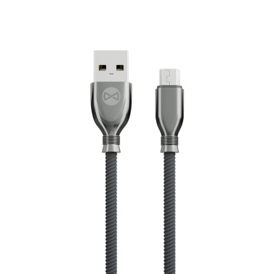 Tornado  kabelis  USB - microUSB  1,0 m  3A  melns