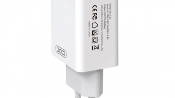 XO  sienas  lādētājs  L93  1x USB  2,4A  balts