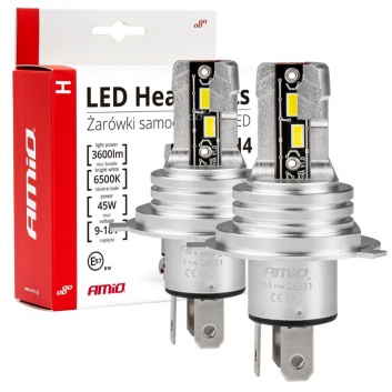 LED  autospuldze    H4 H-mini