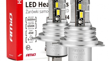 LED  autospuldze    H4 H-mini