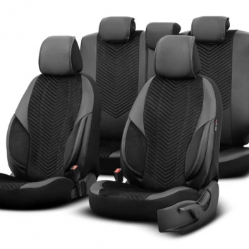 Auto  sēdekļu  pārvalki  OTOM  ADVANCED  204  BLACK  BABYFACE  3-ZIP