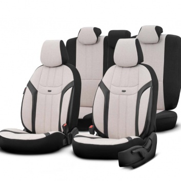 Auto  sēdekļu  pārvalki  OTOM  SWAN 503 BEIGE 3-ZIP