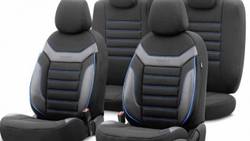 Auto  sēdekļu  pārvalki  OTOM  INDIVIDUAL 203 BLACK/BLUE 3-ZIP