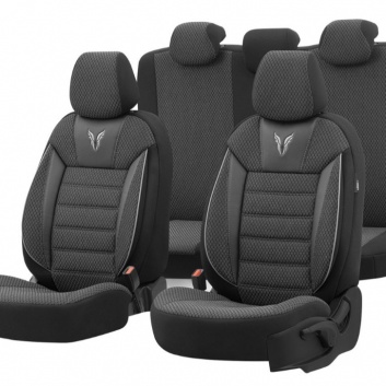 Auto  sēdekļu  pārvalki  OTOM  TORO 902 BLACK/SMOKED NZ