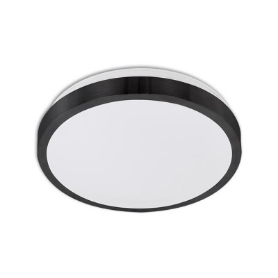 Led  griestu  lampa  Solen  16W  apaļa  4000K  melns