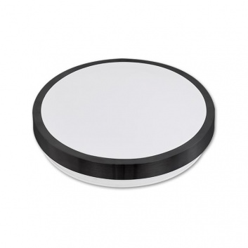 Led  griestu  lampa  Solen  24W  apaļa  4000K  melna