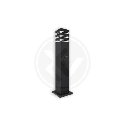 LED  dārza  lampa  E27  Malibu  9x9x60cm  ar  rozeti