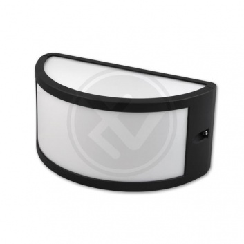 Āra  sienas  furnitūra  1xE27  TOLA  melna