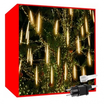 Gaismas - meteori  36 LED  50cm - silti  balti  19930.g