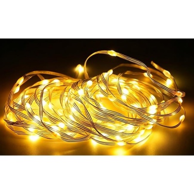 Maģiskā  virtene  5V , USB-C , 300 LED , 30m , IP65 , 2700K