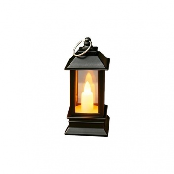 LED  laterna  9cm , 1800K , 3xAG10 , liesmas  efekts