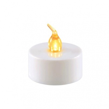 LED  tējas  sveces  4cm , 2000K , 3xAG10 , liesma - 24 gab.