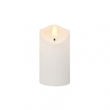 LED  svece  5x13cm , 2000K , 2xAA  liesmas  efekts