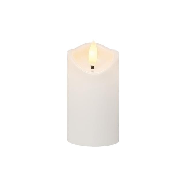 LED  svece  5x13cm , 2000K , 2xAA  liesmas