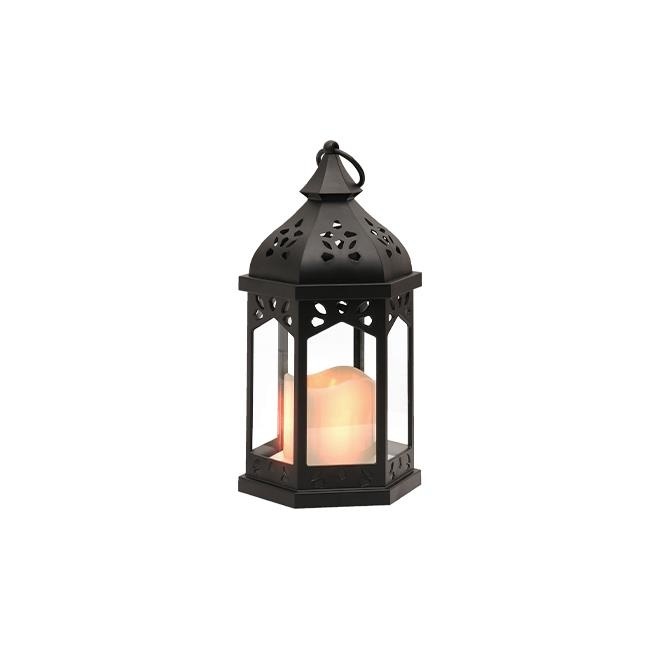LED  laterna  29cm , 1800K , 3xAAA , liesmas