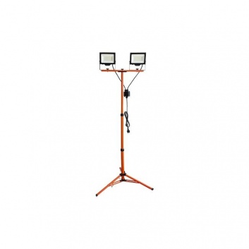 SMD  LED  prožektoru  komplekts, 2x50W  ar  statīvu