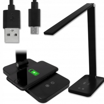 Ingrid  LED  galda  lampa  7W  2700-6000K  USB  QI