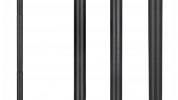 Apgaismes  stabs  3m  60mm  15x15cm  melns