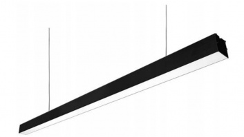 LED  lineārais  gaismeklis  IP40   OSD  120cm  40W  melns  4500K