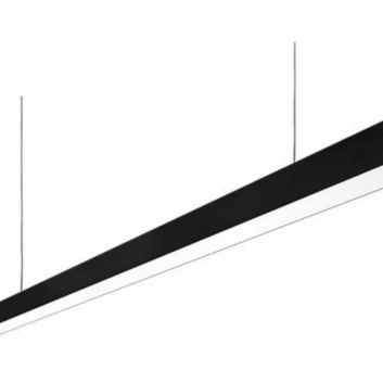 LED  lineārais  gaismeklis  IP40   OSD  120cm  40W  melns  4500K
