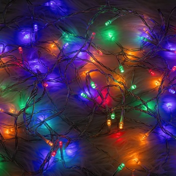LED  virtene  180 LED  14,4m  daudzkrāsaina