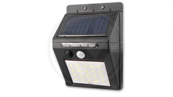 LED  saules  lampa  20xSMD  ar  kustības sensoru  un  2,5 m kabeli