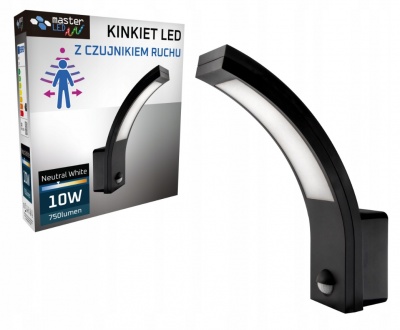 LED  gaismeklis  Diron  10W ar  PIR  sensoru
