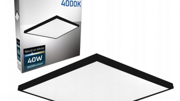 LED  panelis  595x595  40W  Domino  black  4000K
