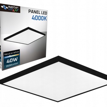 LED  panelis  595x595  40W  Domino  black  4000K