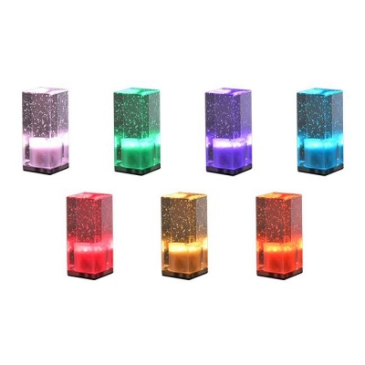 Cristal  3W  RGB  USB  LED  galda  lampa