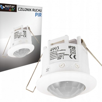 LVT iebūvējams  griestu  kustības  sensors  CR-4993  220-240V