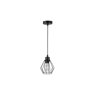 E27  Otto  piekaramā  lampa,  melna
