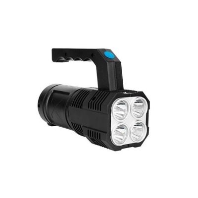 LED  lukturītis  2W  LED + 3W  COB  ar  akumulatoru