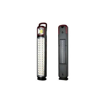 LED  darba  lampa  12.8W  LED + COB  ar  saules bateriju