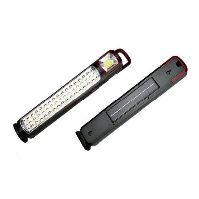LED  darba  lampa  12.8W  LED + COB  ar  saules bateriju