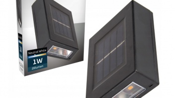 Masterled  fasādes  lampa  20 lm, darbināma  ar  saules  enerģiju