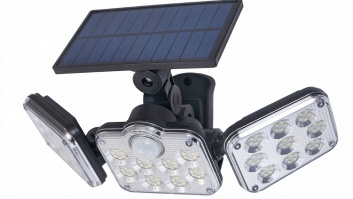 Saules  LED  prožektors  IP65  138SMD  ar  PIR  ar  tālvadības pulti
