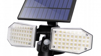 Saules  LED  prožektors  IP65  78xSMD  ar  PIR  sensoru