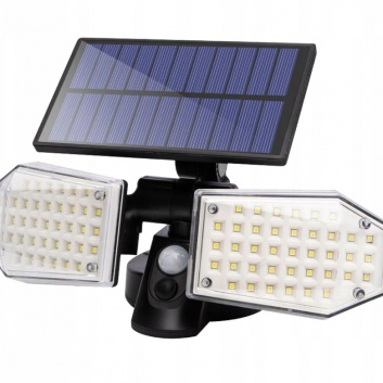 Saules  LED  prožektors  IP65  78xSMD  ar  PIR  sensoru