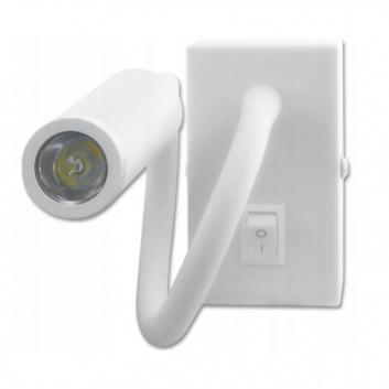 LED  lasīšanas  sienas  lampa  Leo  3W  4000K  balta